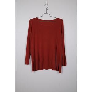 00's Tunic Terracotta Long Sleeve T-Shirt